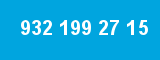 932 199 27 15 932 199 27 15